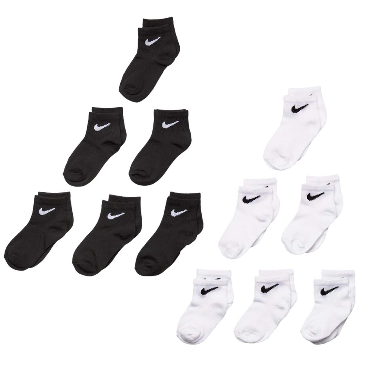 NIKE KIDS SOCKS RN0029 6 PAIRS LIGHTWEIGHT
