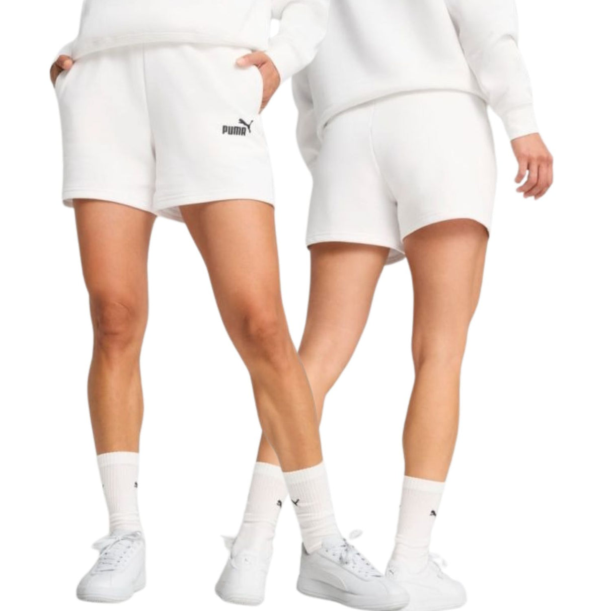 PANTALONCINO DONNA PUMA 682440-02 ESS N 1 BIANCO