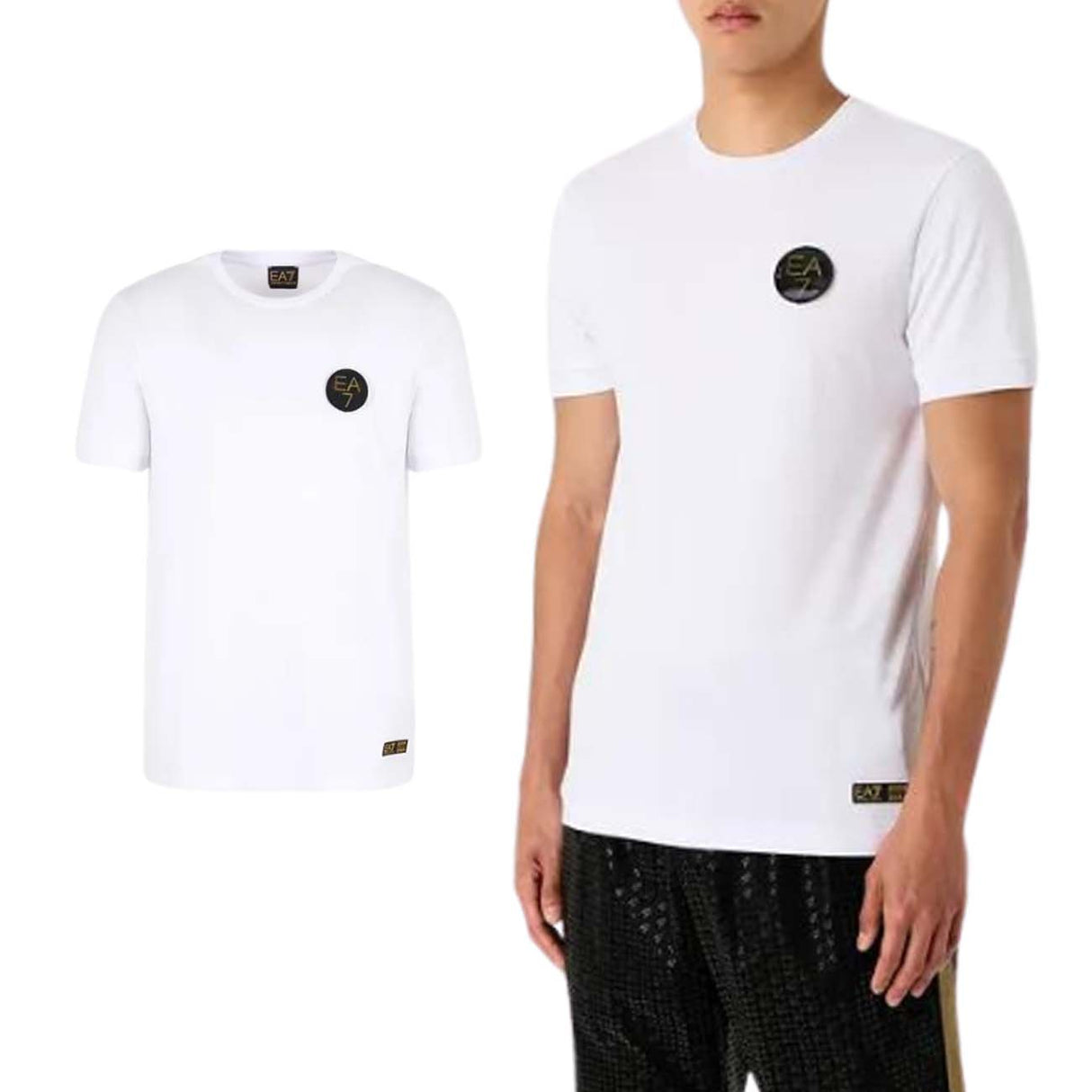 T-SHIRT ARMANI EA7 E24 3DPT31 PJRGZ 1100 BIANCO