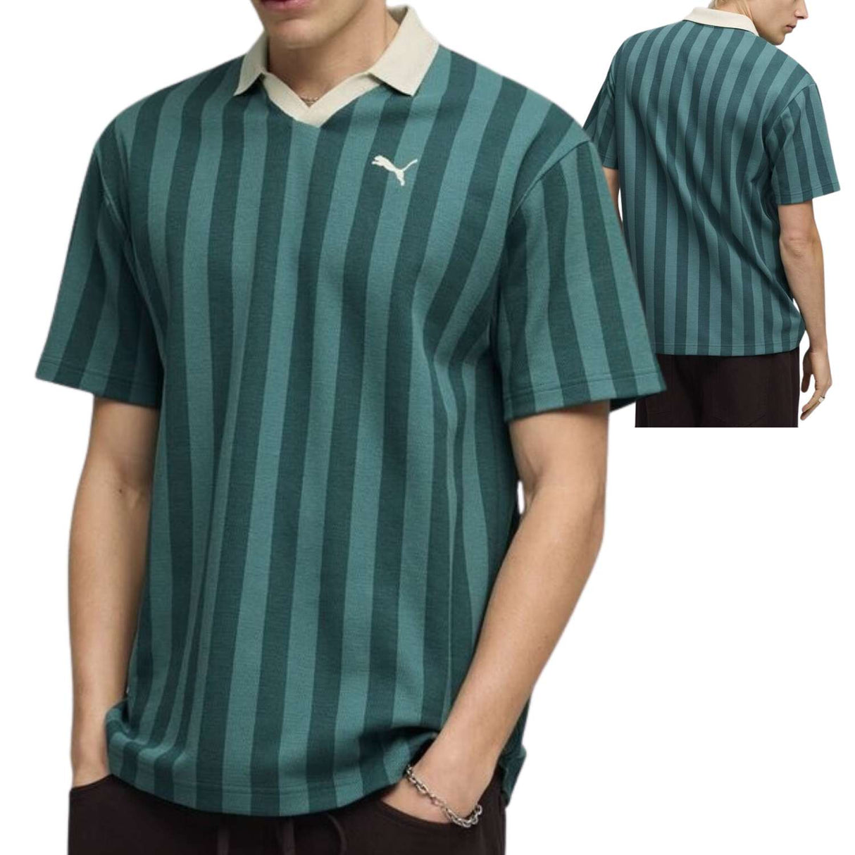T-SHIRT PUMA 692069 41 RELAXED PINNACLE POLO VERDE