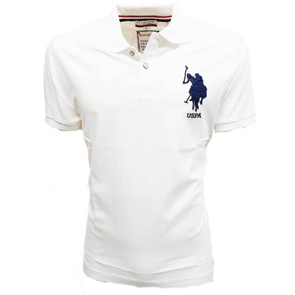POLO UOMO 50313 CB3D U.S. POLO ASSN 3 BOTTONI COTONE