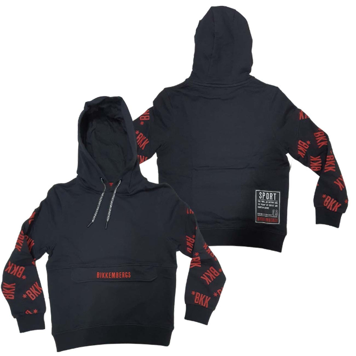 FELPA RAGAZZI BIKKEMBERGS BK0471 COTONE FELPATO