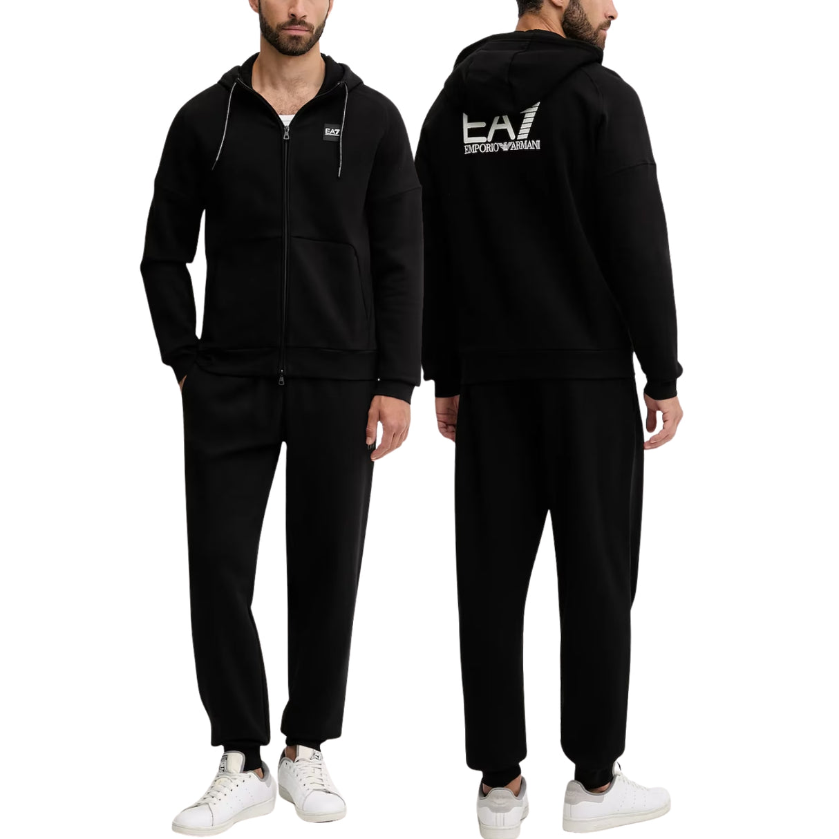 TUTA ARMANI EA7 I26 7M000914 AF10377 UC001 NERO FELPATA