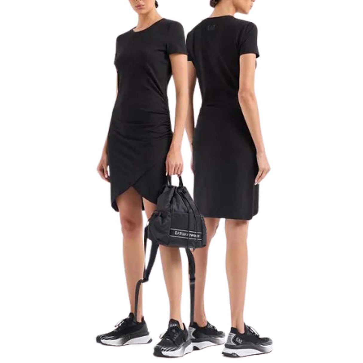 VESTITO ARMANI EA7 E24 3DTA62 TJ01Z 1200 NERO