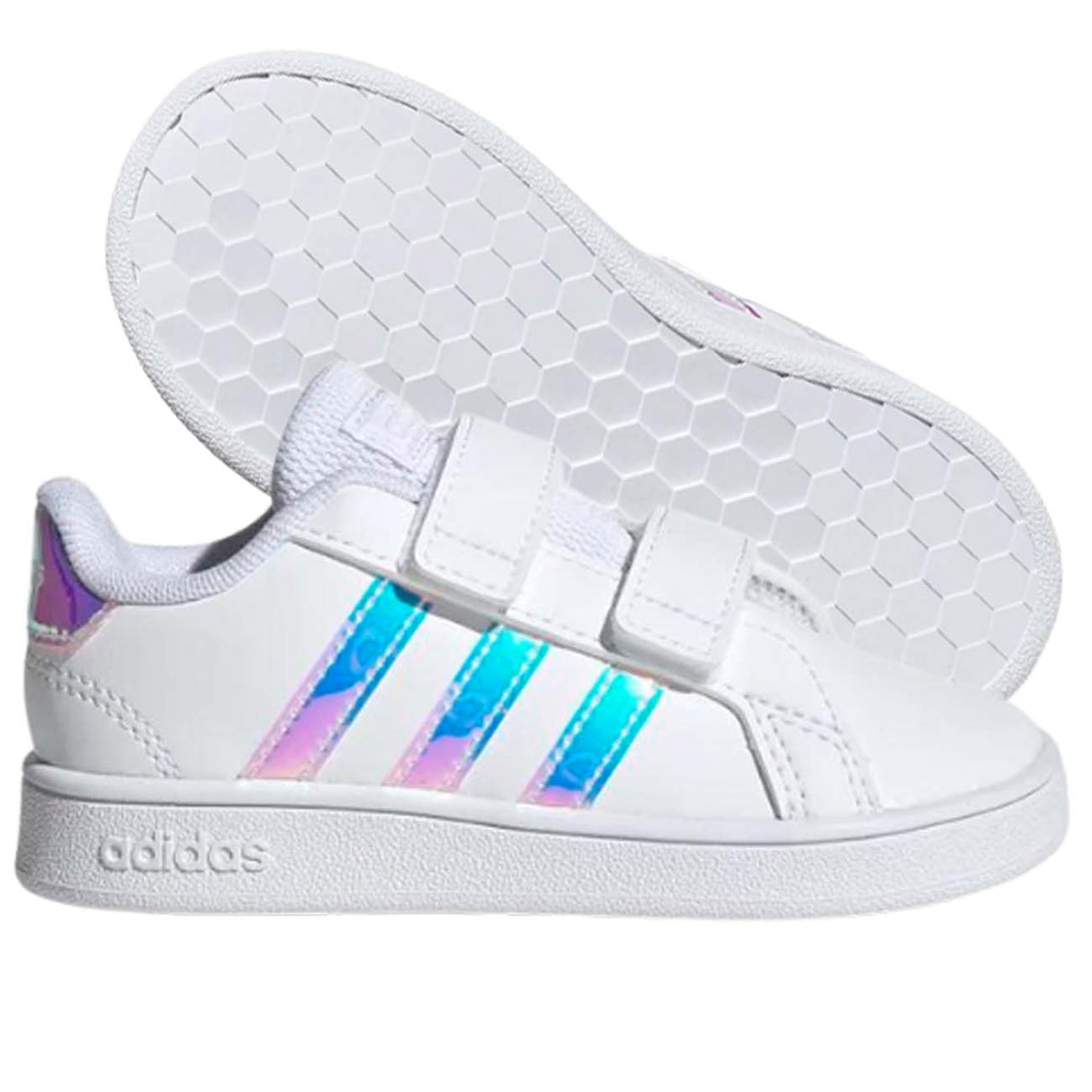 SCARPA BAMBINA ADIDAS FW1276 GRAND COURT I BIANCO