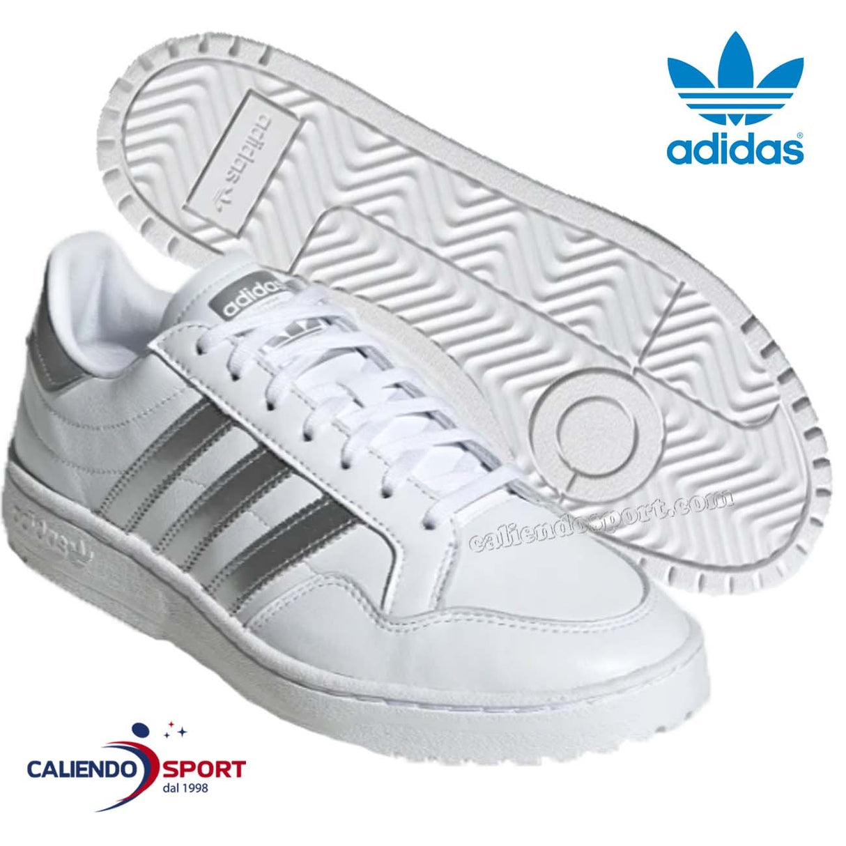 Baskets ADIDAS EG9824 TEAM COURT BLANCHES BLANCHES