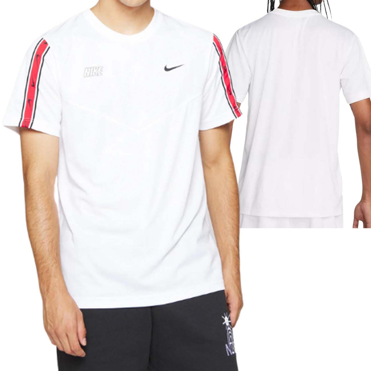 T-SHIRT BLANC NIKE DX2301 100 RÉPÉTITION