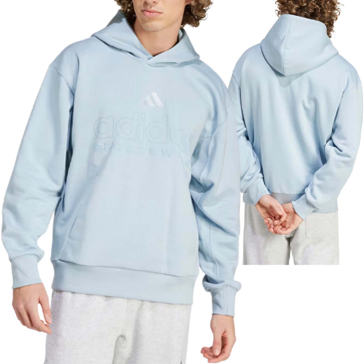 FELPA ADIDAS IY6596 GRAFICA COTONE FELPATO