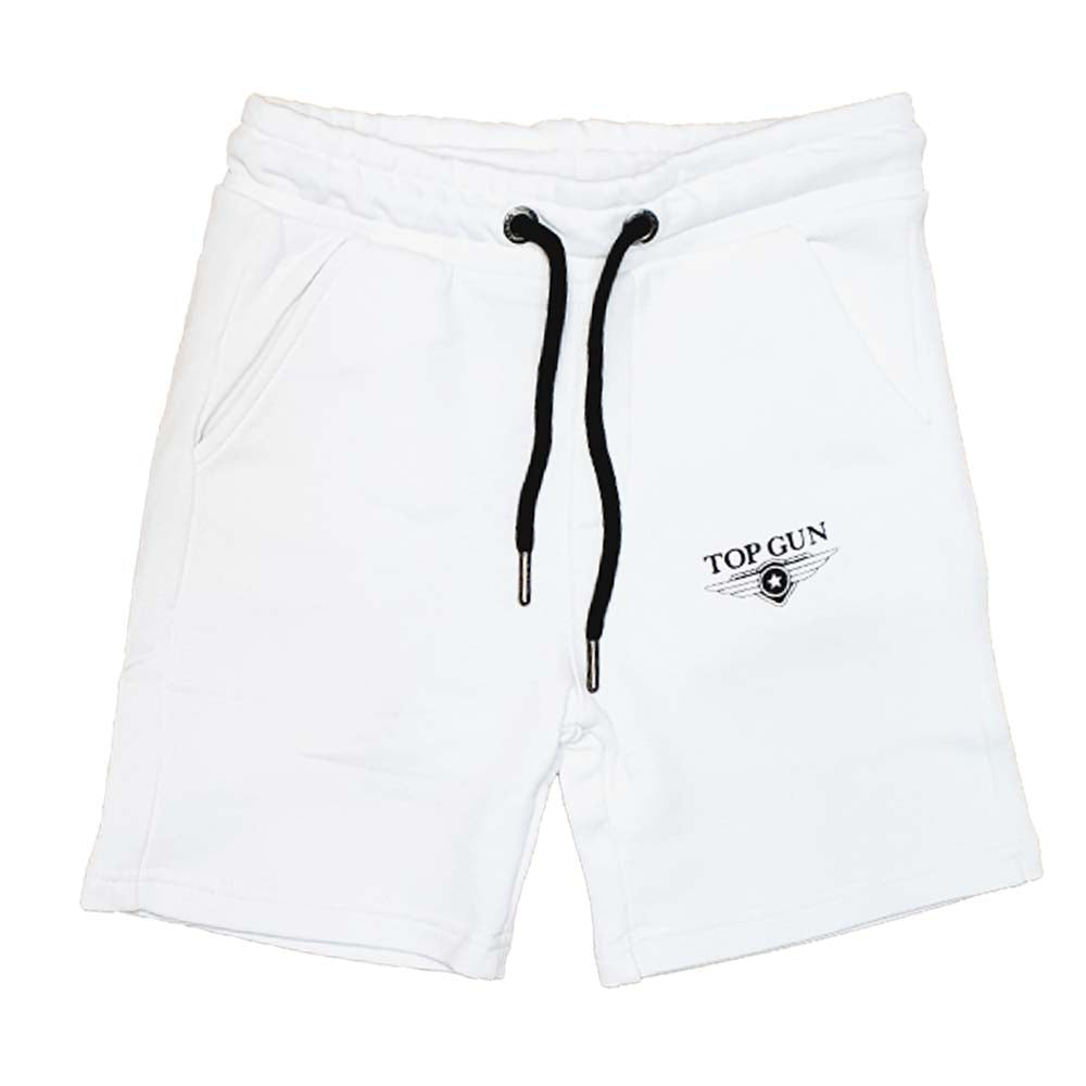 SHORT TOP GUN 01G0033 NOIR BLANC COTON