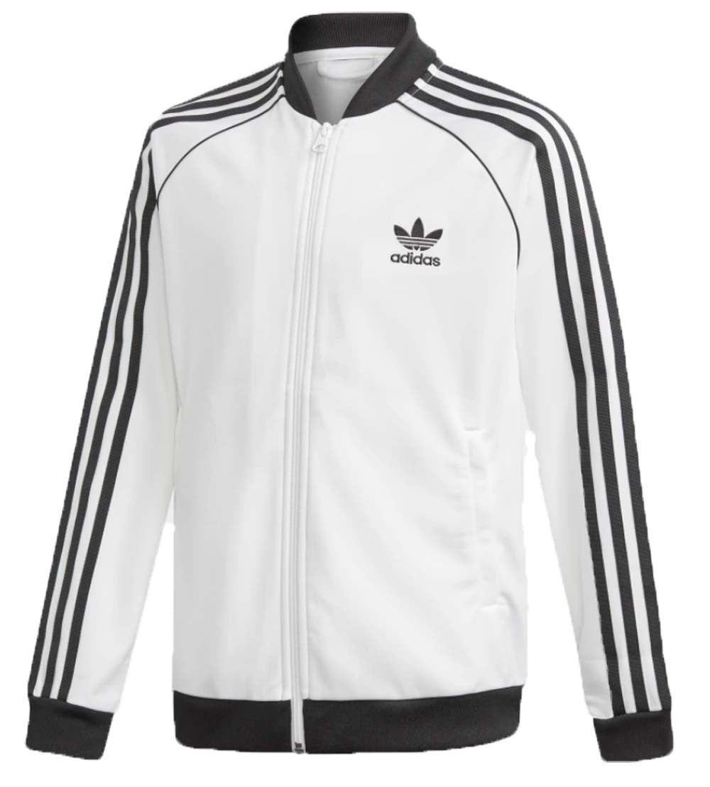 JACKET BOYS DV2897 DV2896 ADIDAS ORIGINALS WHITE BLACK TRACK