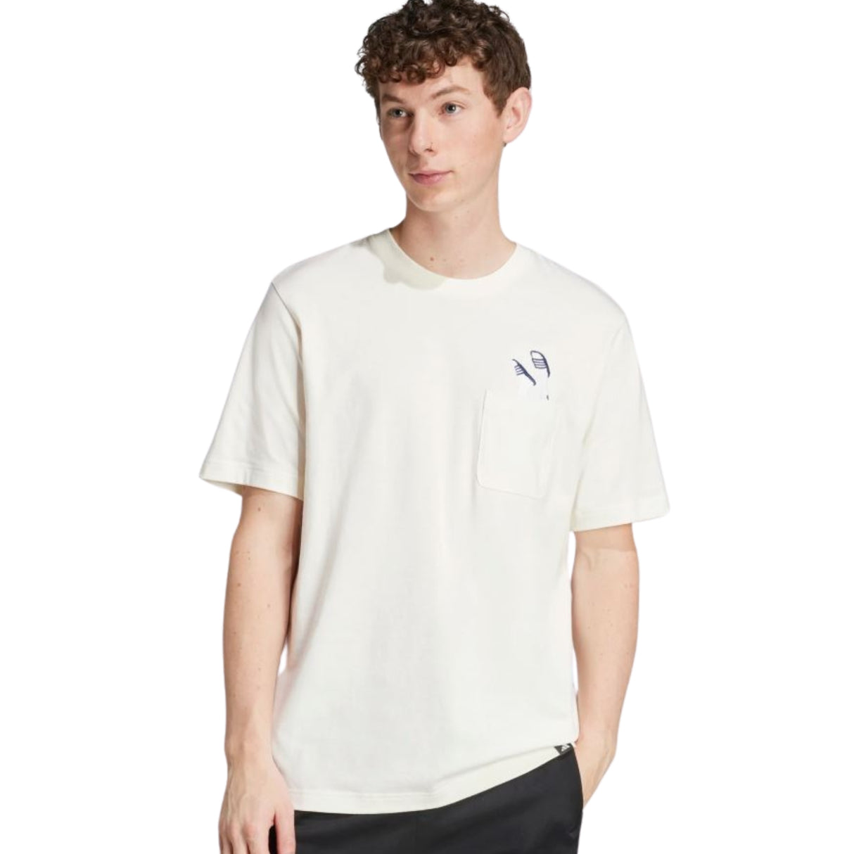 T-SHIRT ADIDAS JM0374 GRAFICA CON TASCHINO