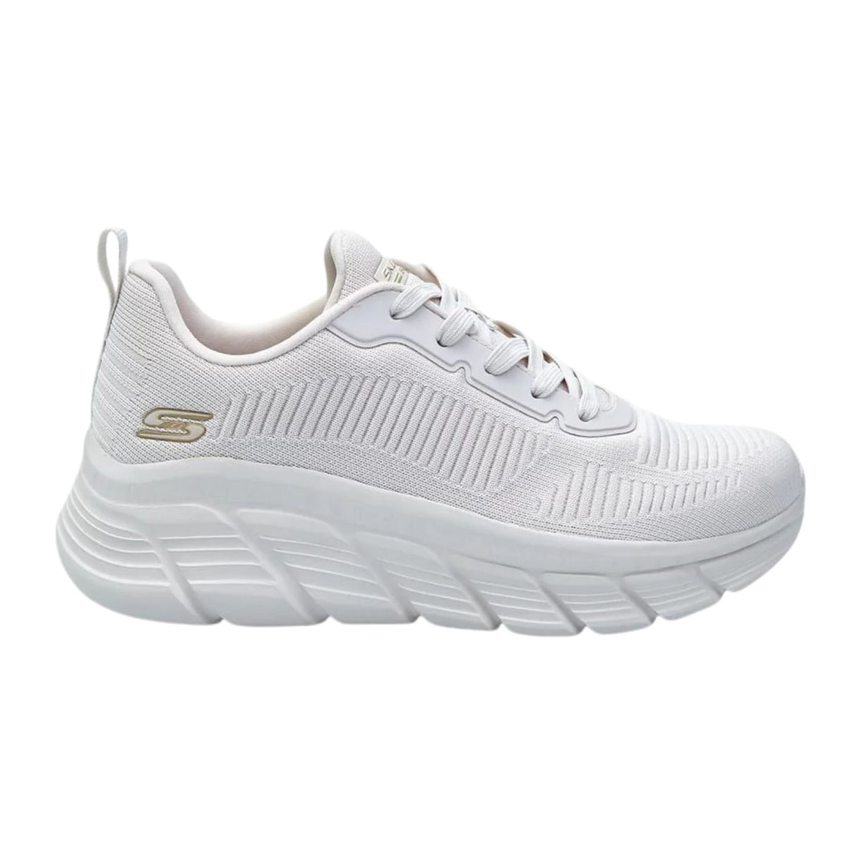 SCARPA DONNA SKECHERS 117385 WHT BOBS ALLEGIANCE