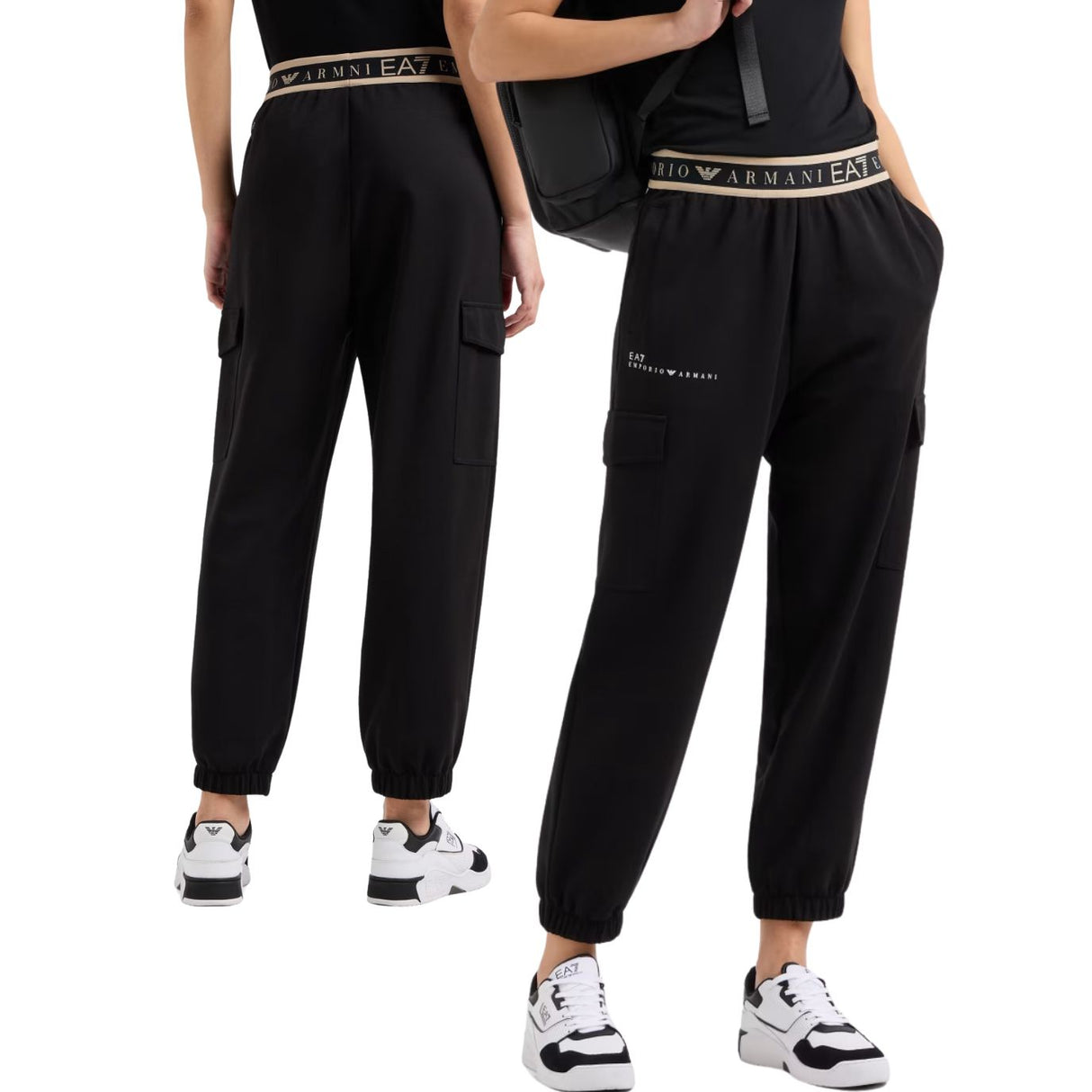 PANTALONE DONNA ARMANI EA7 E25 7W000282 UC001 NERO