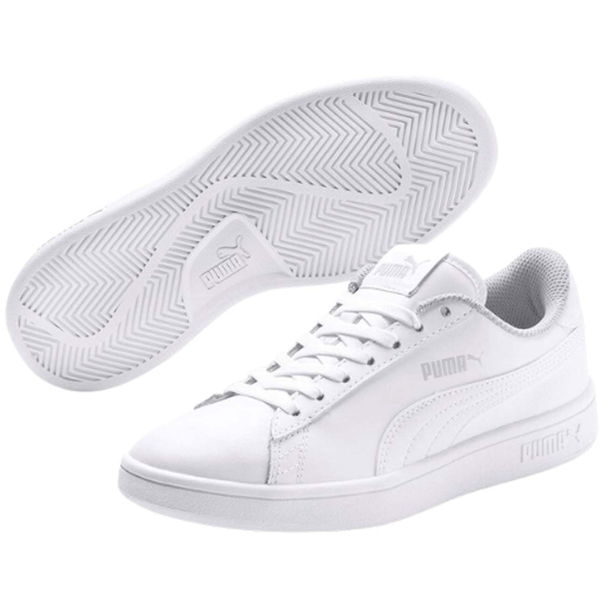 CHAUSSURE PUMA 365170 02 SMASH V2 JR BLANCHE