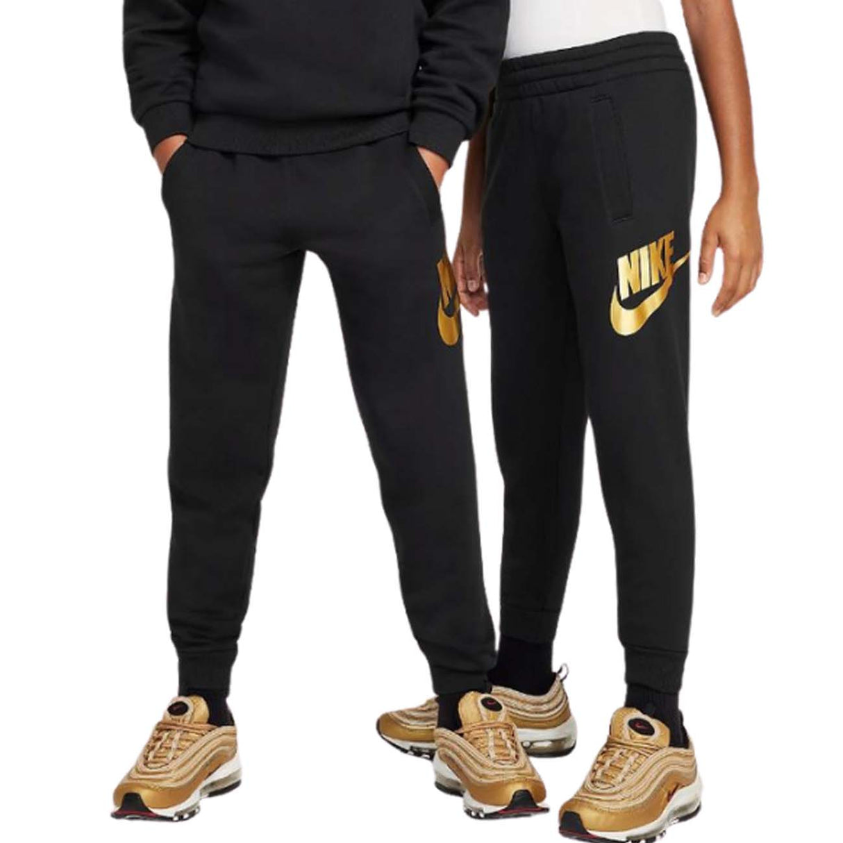 PANTALONE RAGAZZI NIKE HQ0981-010 CLUB NERO UNISEX FELPATO