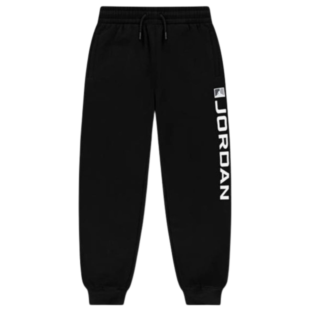 PANTALONE RAGAZZI JORDAN 95F084 023 FELPATO NERO