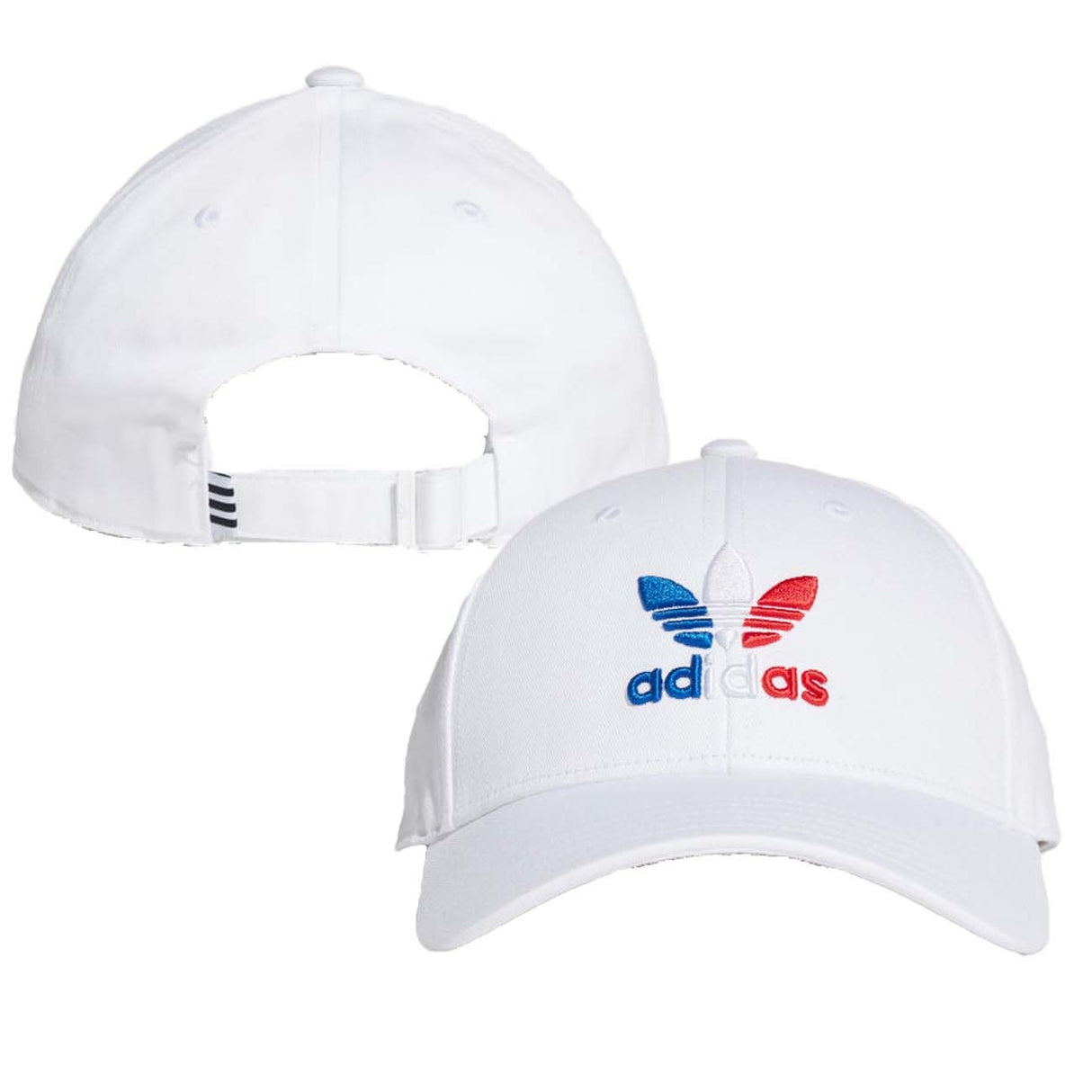 ADIDAS GN4890 CASQUETTE DE BASEBALL TREFOIL UNISEXE BLANCHE