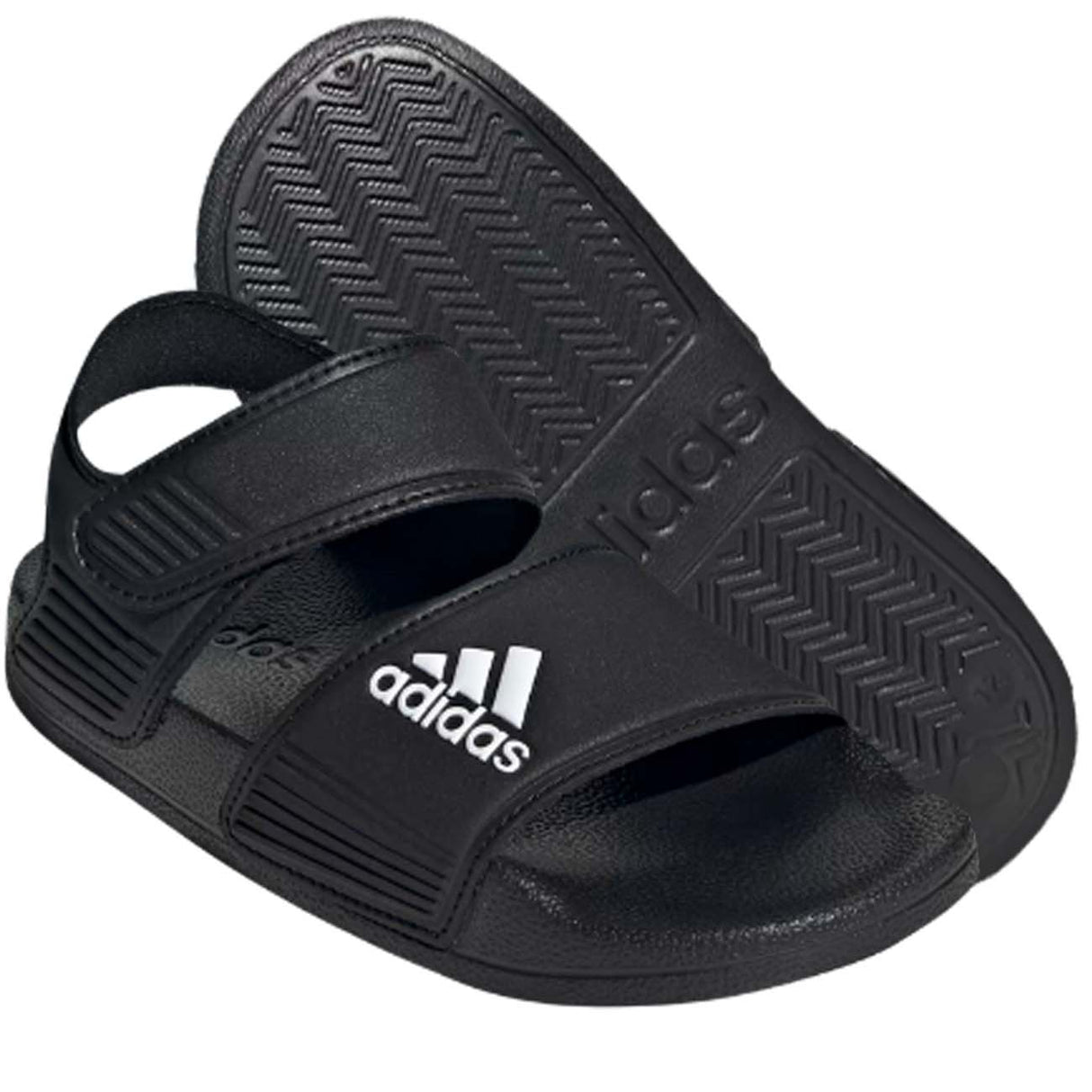 SANDALI RAGAZZI ADIDAS GW0344 ADILETTE NERO STRAPPO