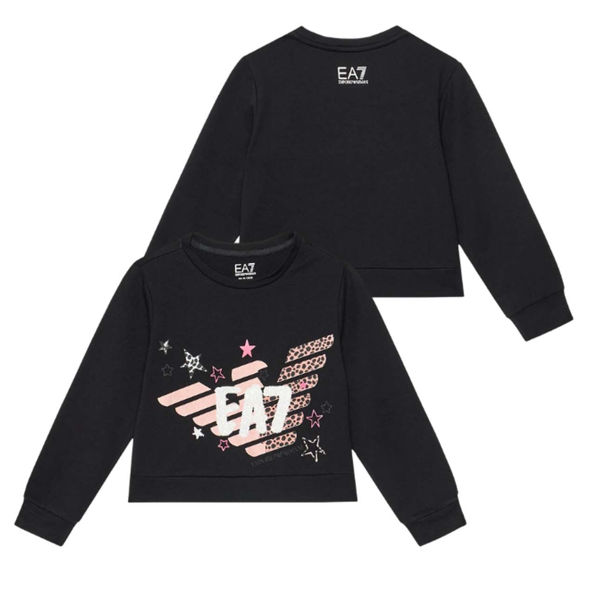 SWEAT-SHIRT ARMANI EA7 POUR FILLE I23 6RFM07 FJEAZ 1200 COTON BROSSÉ