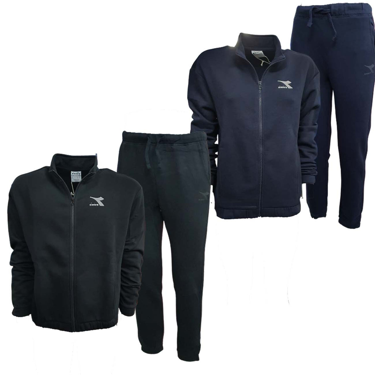 SURVÊTEMENT EN COTON POLAIRE DIADORA 179886 BLEU NOIR