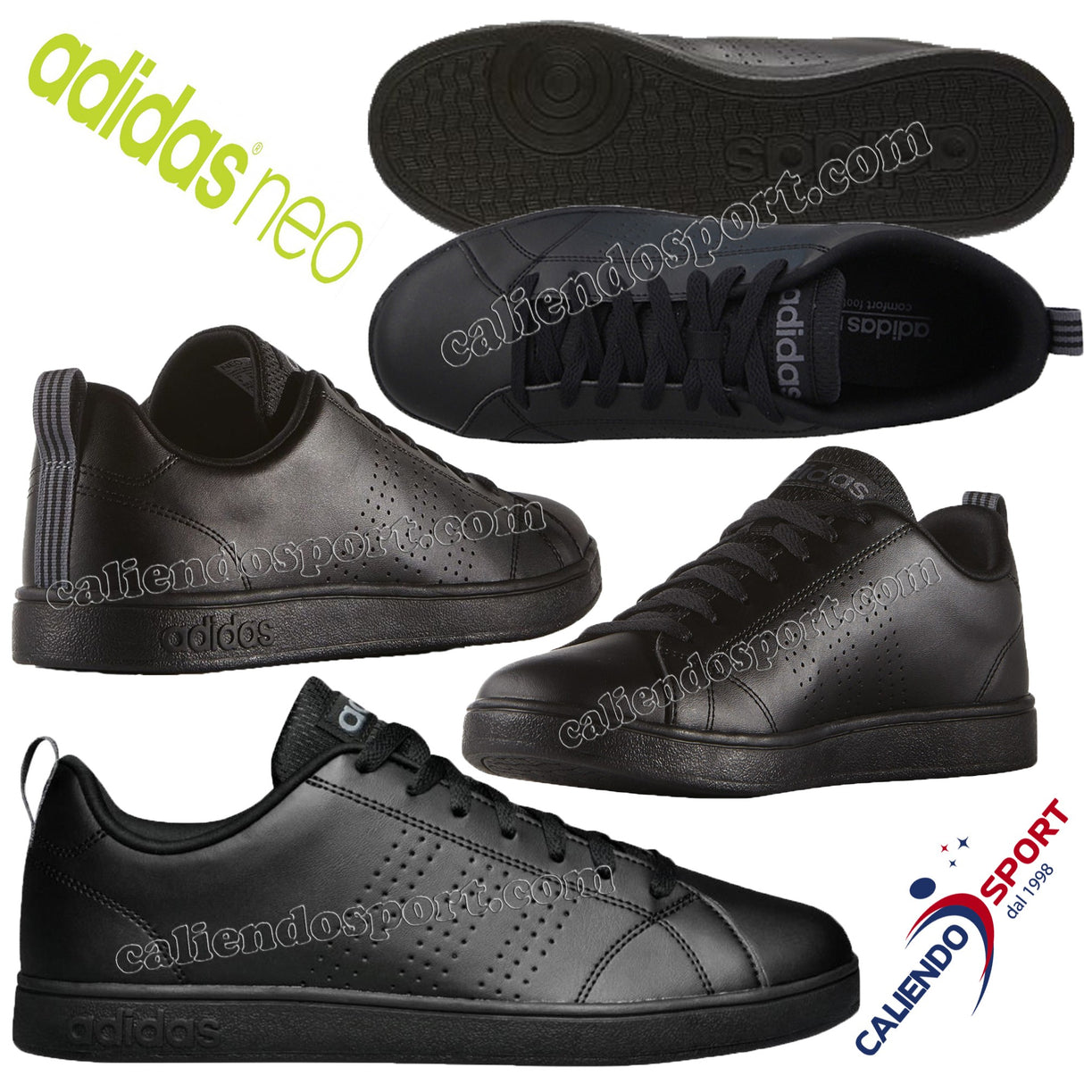 ADIDAS NEO VS ADVANTAGE CLEAN F99253 UNISEX BLACK CASUAL MEN'S SHOES