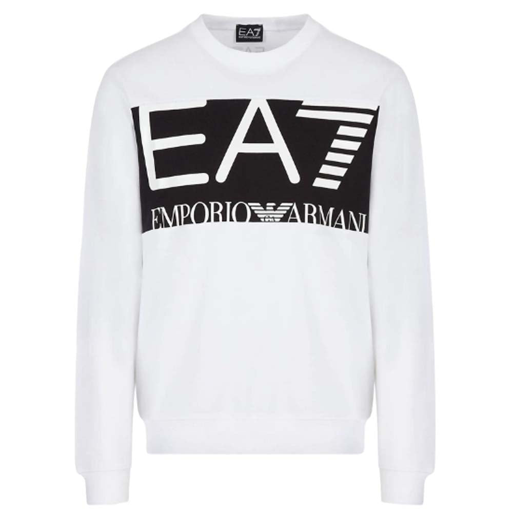 SWEAT-SHIRT EN COTON BROSSÉ ARMANI EA7 6LPM51 PJFGZ