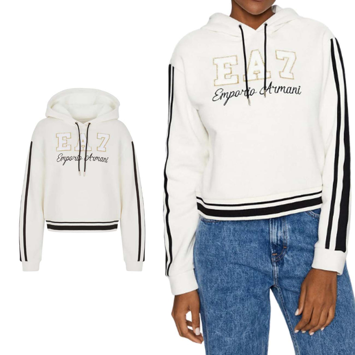 SWEAT-SHIRT FEMME ARMANI EA7 I23 6RTM34 TJPZZ EN POLAIRE DE COTON