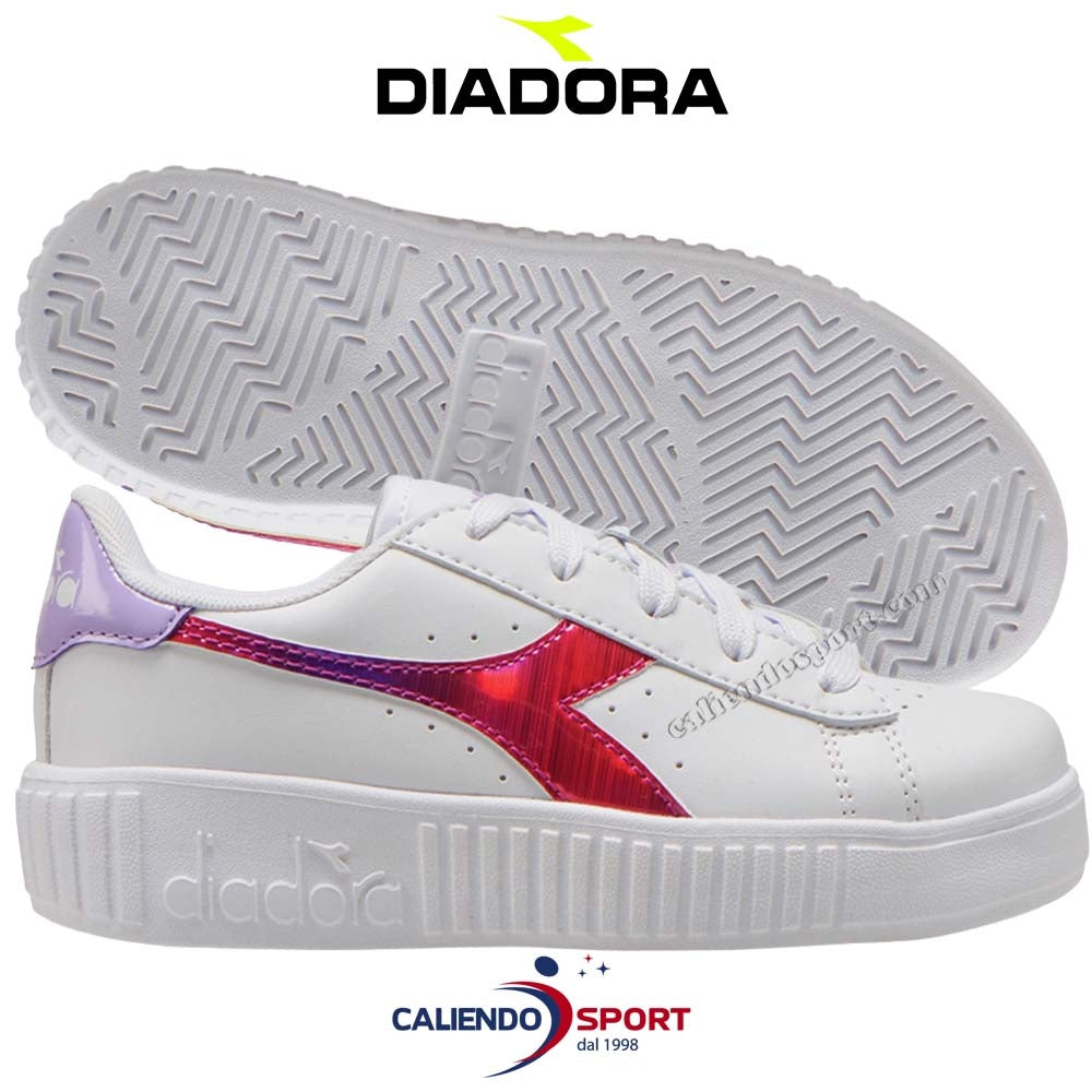 SCARPA DIADORA 177013 C9318 GAME STEP RAINBOW BIANCO
