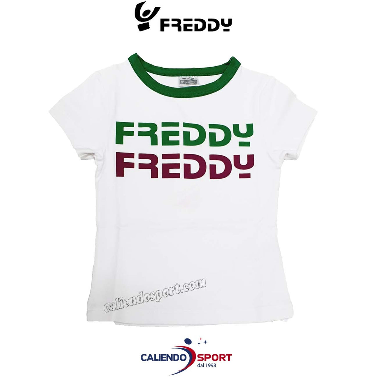 T-SHIRT FILLE EN COTON BLANC FREDDY FR0067