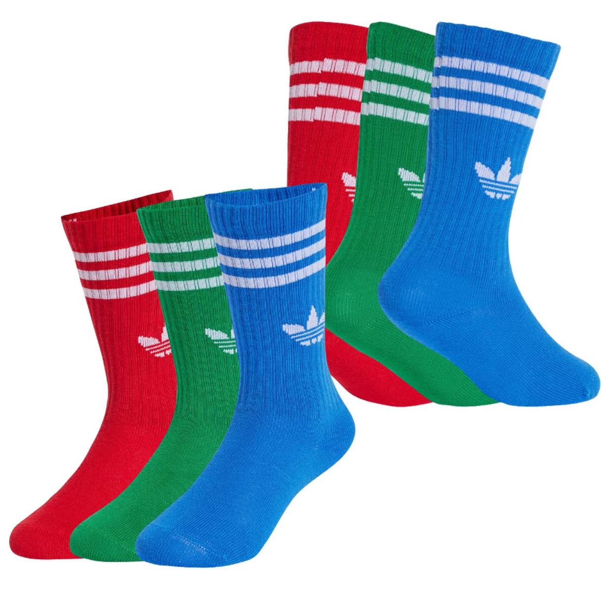 CALZE ADIDAS JJ1991 MULTICOLOR 3 PAIA