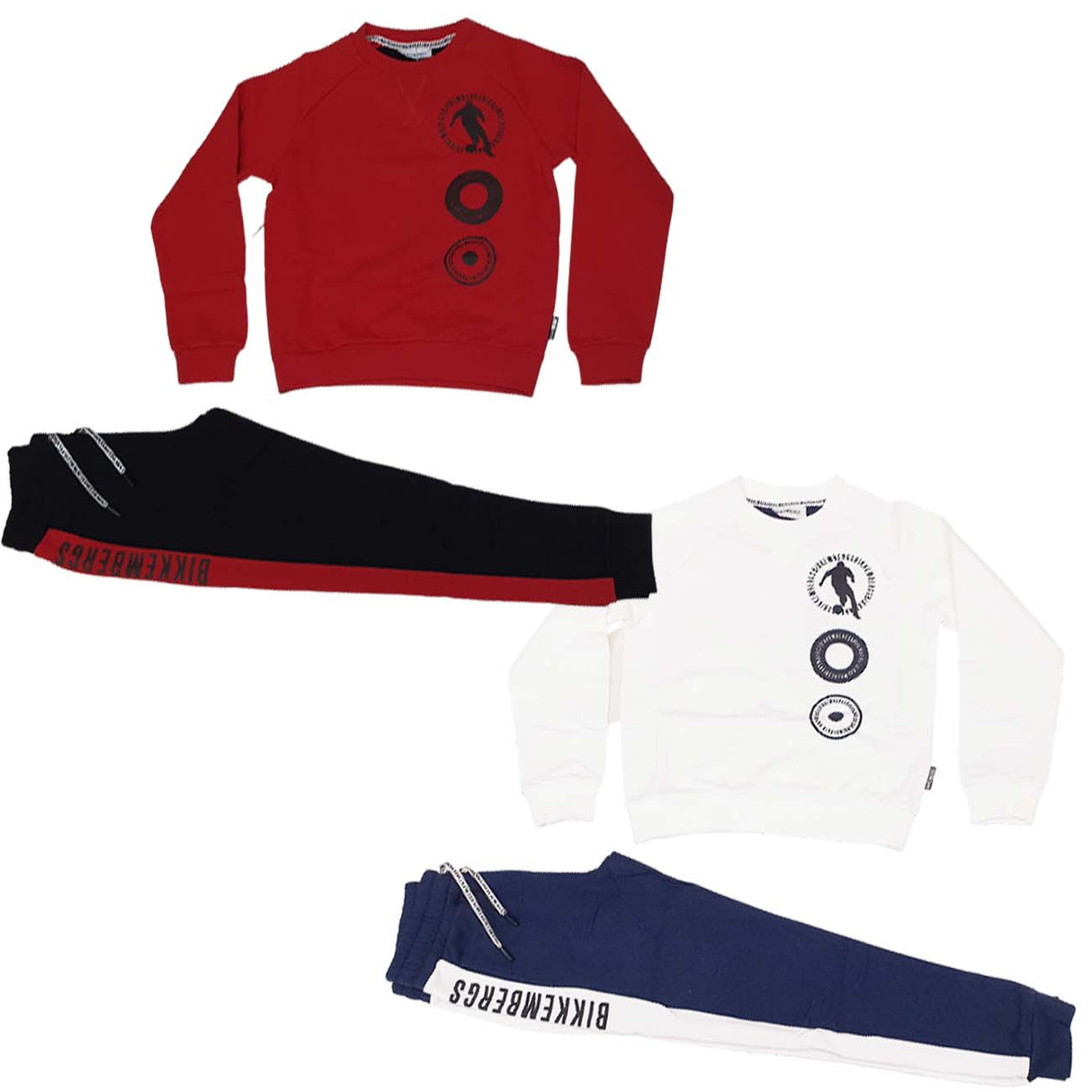 TUTA RAGAZZO BIKKEMBERGS BK1373 COTONE FELATO