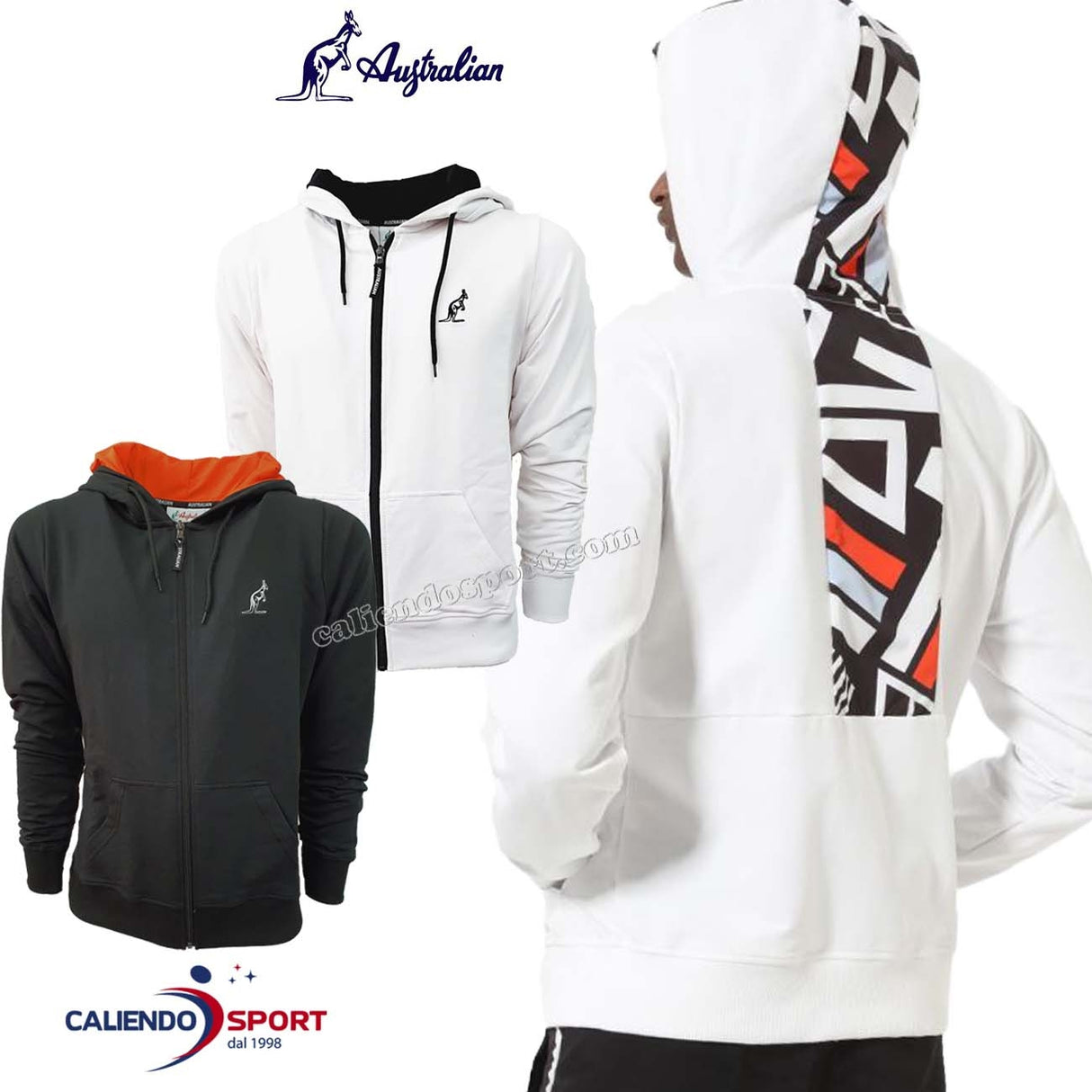 SWEAT À CAPUCHE EN COTON AUSTRALIEN SWUGC0012