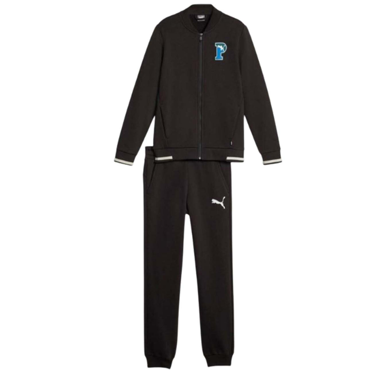 PUMA 676372 SQUAD BASEBALL COTTON FLEECE TRACKSUIT FOR KIDS