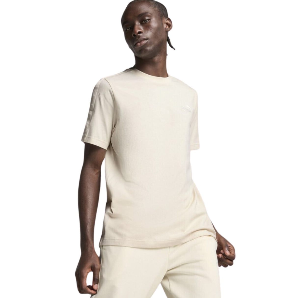 T-SHIRT PUMA 684674 87 ESSENTIALS COTONE BEIGE