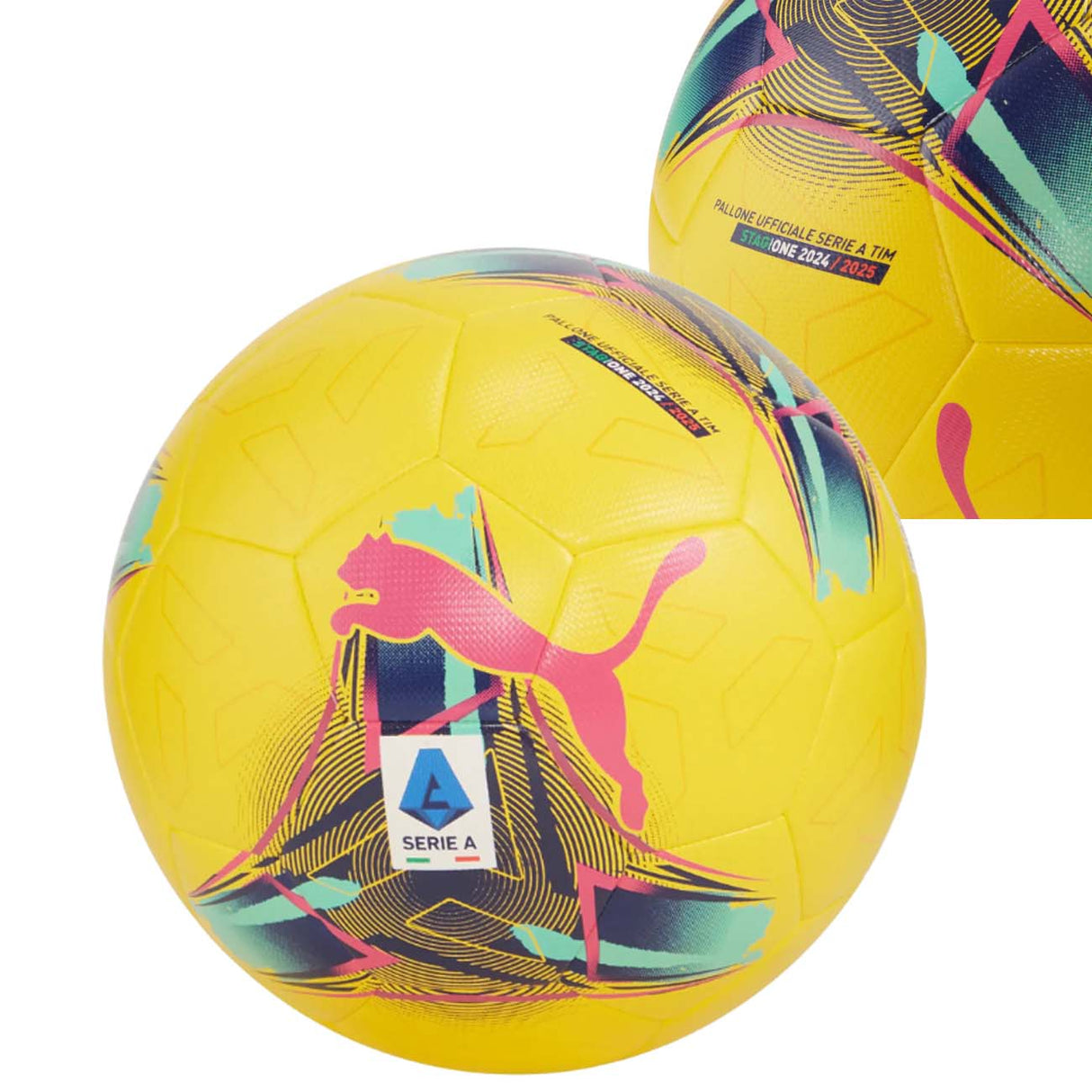 PALLONE SERIE A PUMA 084299 02 ORBITA 24/25 GIALLO