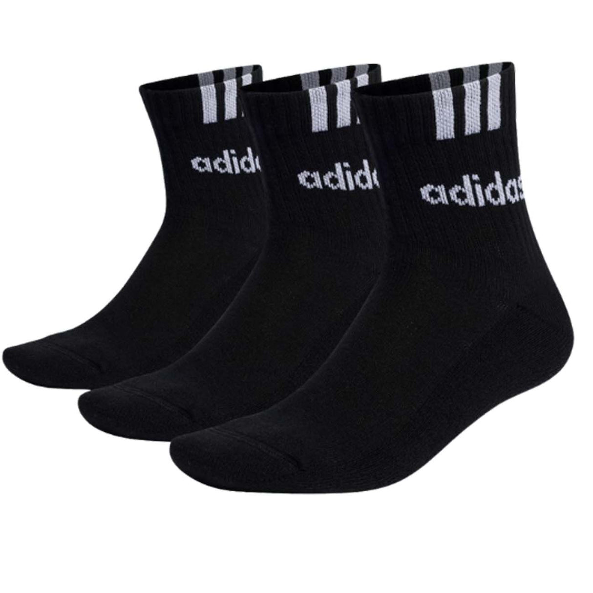 CALZE ADIDAS IC1294 3 STRIPES LINEAR NERO 3 PAIA