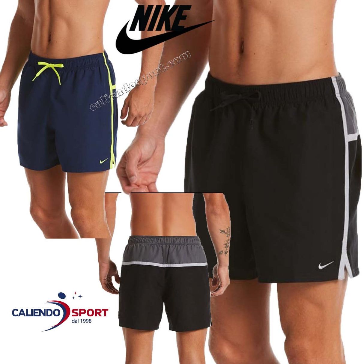 MAILLOT DE BAIN PISCINE MER NIKE NESSA563 POUR HOMMES