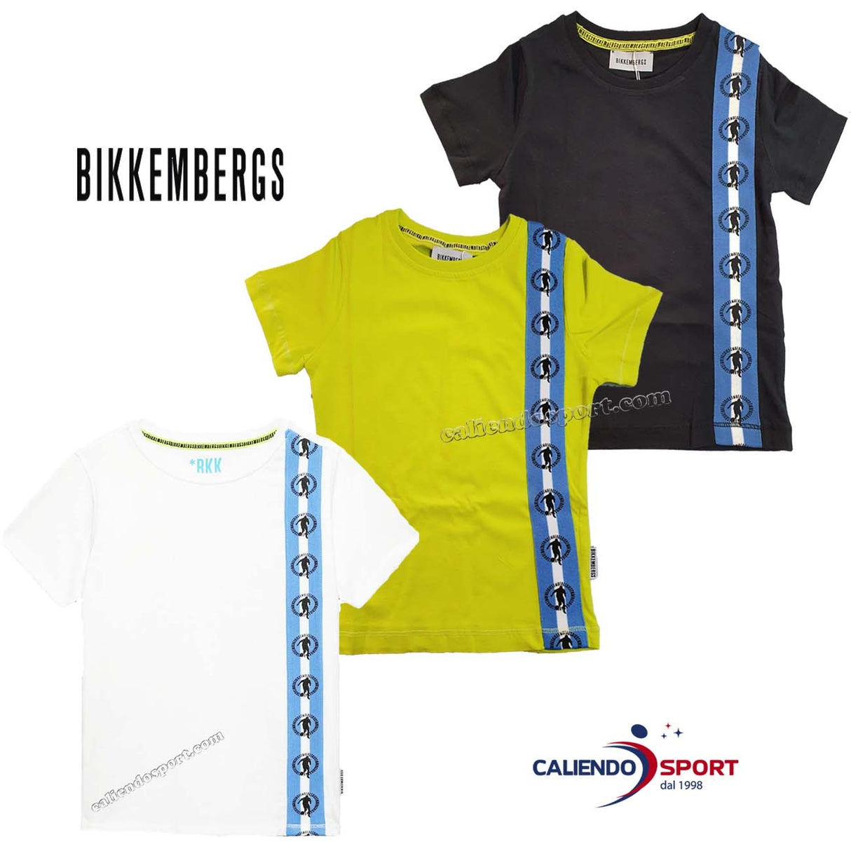 BIKKEMBERS BK0215 COTTON CHILDREN'S T-SHIRT
