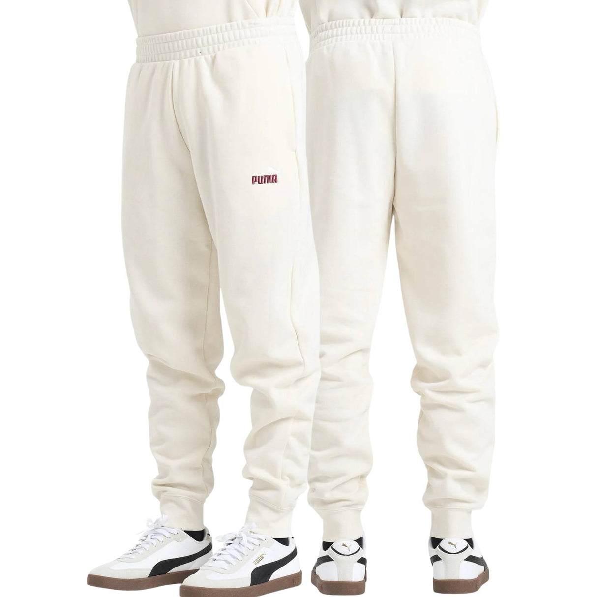 PANTALONE PUMA 684713 99 SEENTIALS COTONE FELPATO BEIGE