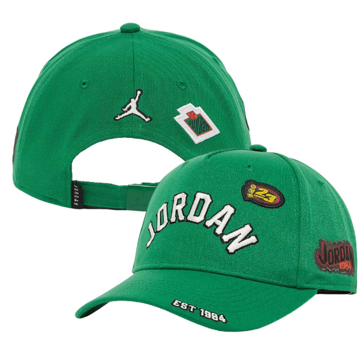 CAPPELLO CON VISIERA JORDAN 9A9028 E1P VERDE RAGAZZI