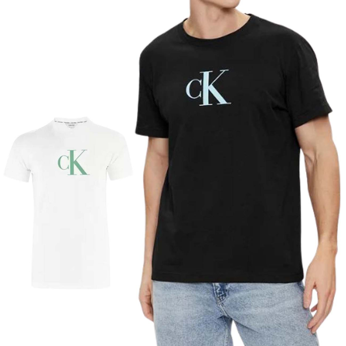 T-SHIRT CALVIN KLEIN KM0KM00971 COTONE LOGO