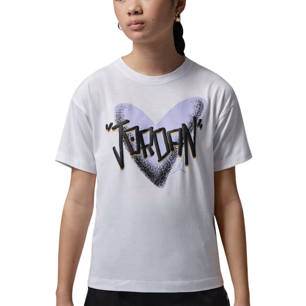 T-SHIRT RAGAZZE JORDAN 45F866-001 BIANCO