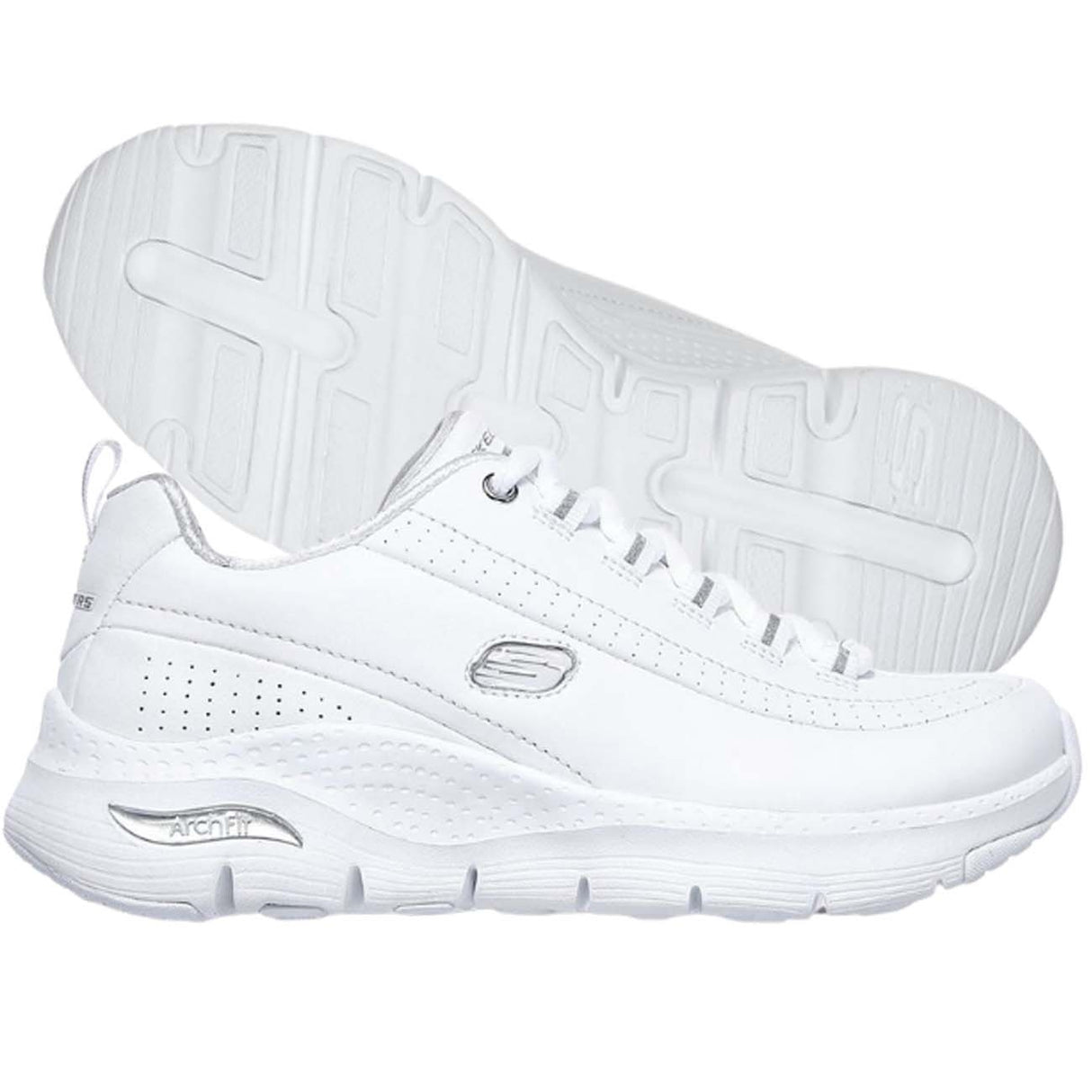 SCARPA SKECHERS DONNA 149146 WSL ARCHFIT BIANCO