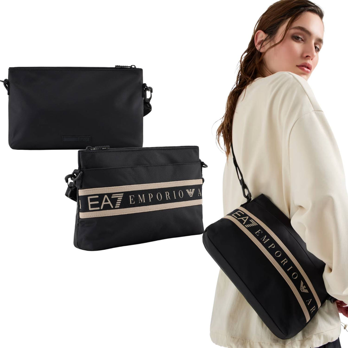 BORSA ARMANI EA7 E25 7W000357 UC001 TESSUTO TECNICO