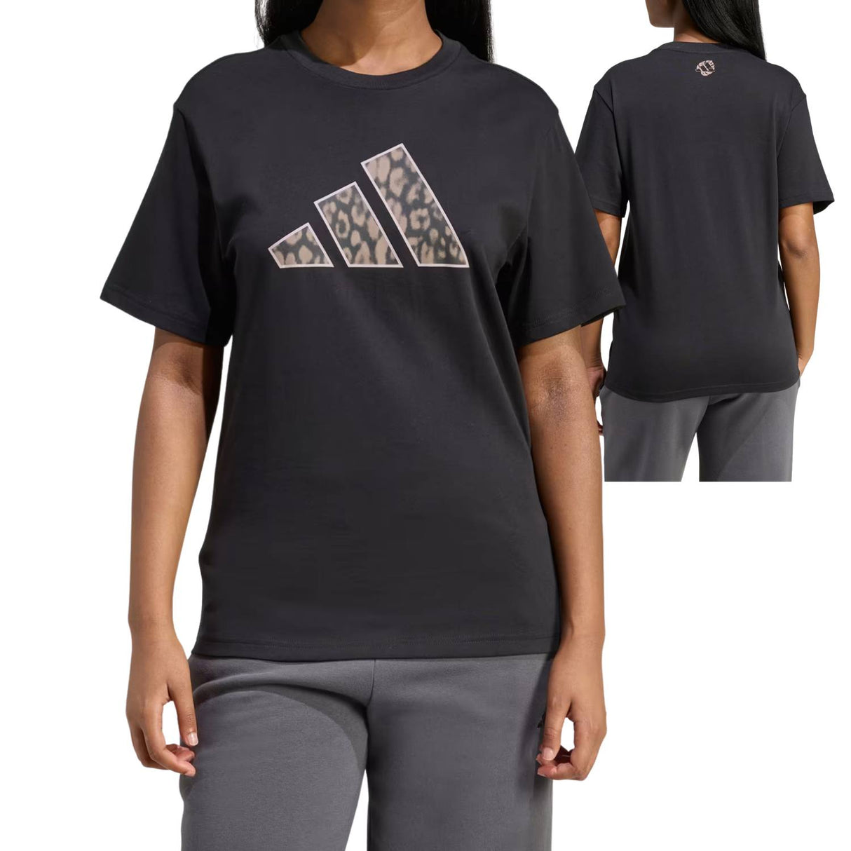 T-SHIRT DONNA ADIDAS KB7142 ESSENTIALS NERO COTONE