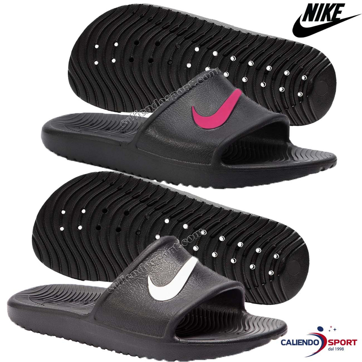 NIKE GARÇON SLIDES ENFANT BQ6831 002 001 NOIR KAWA SHOWER