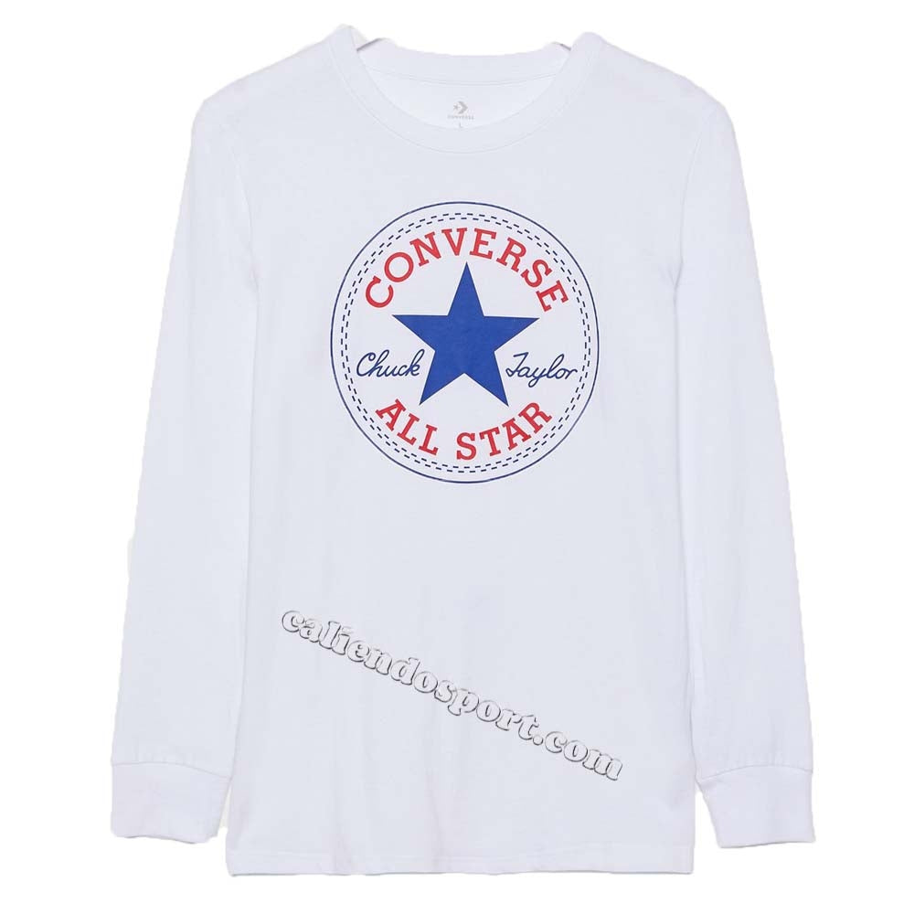 T-SHIRT CONVERSE GARÇON 966243 COTON MANCHES LONGUES