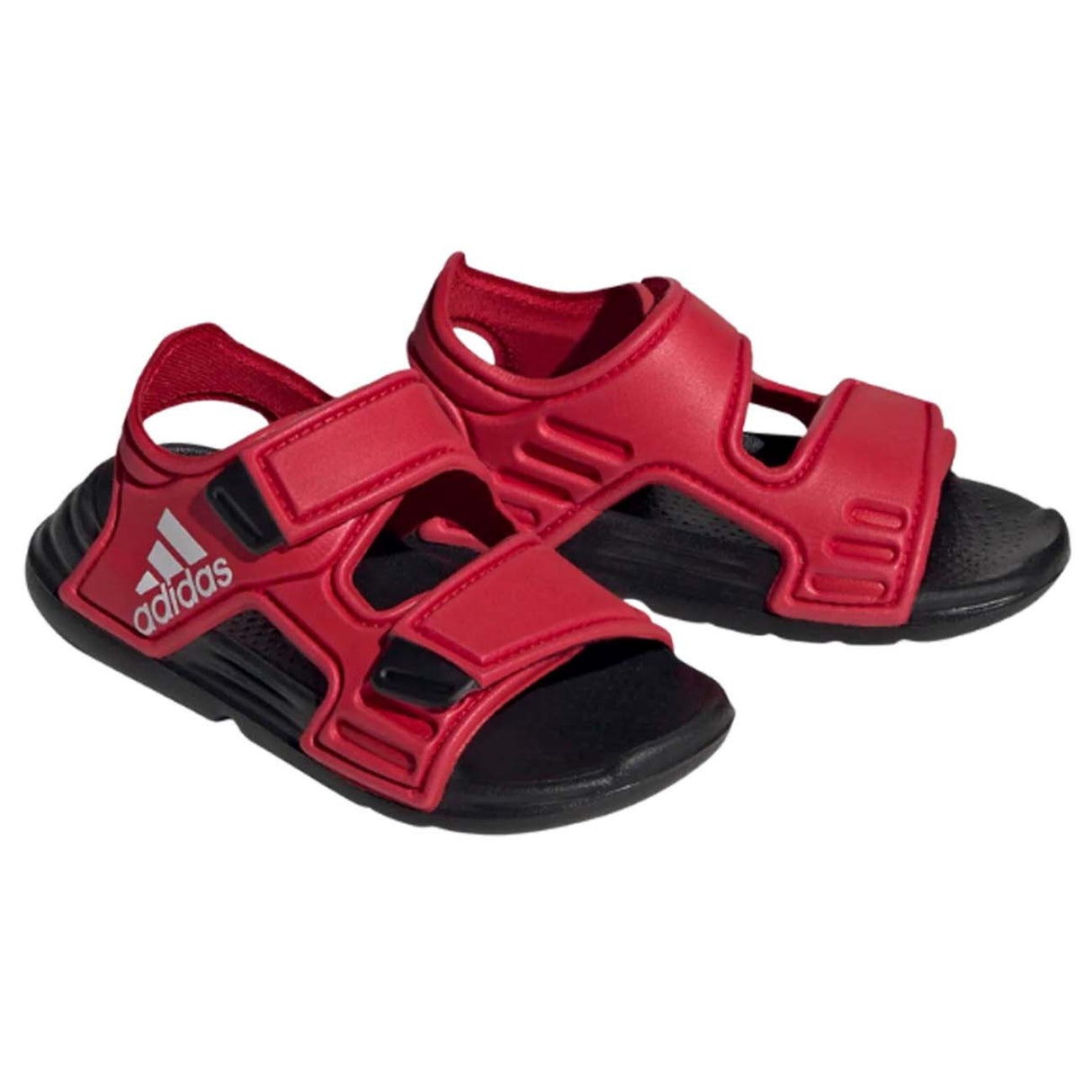 ADIDAS FZ6503 ALTASWIM RED VELCRO KIDS SANDALS