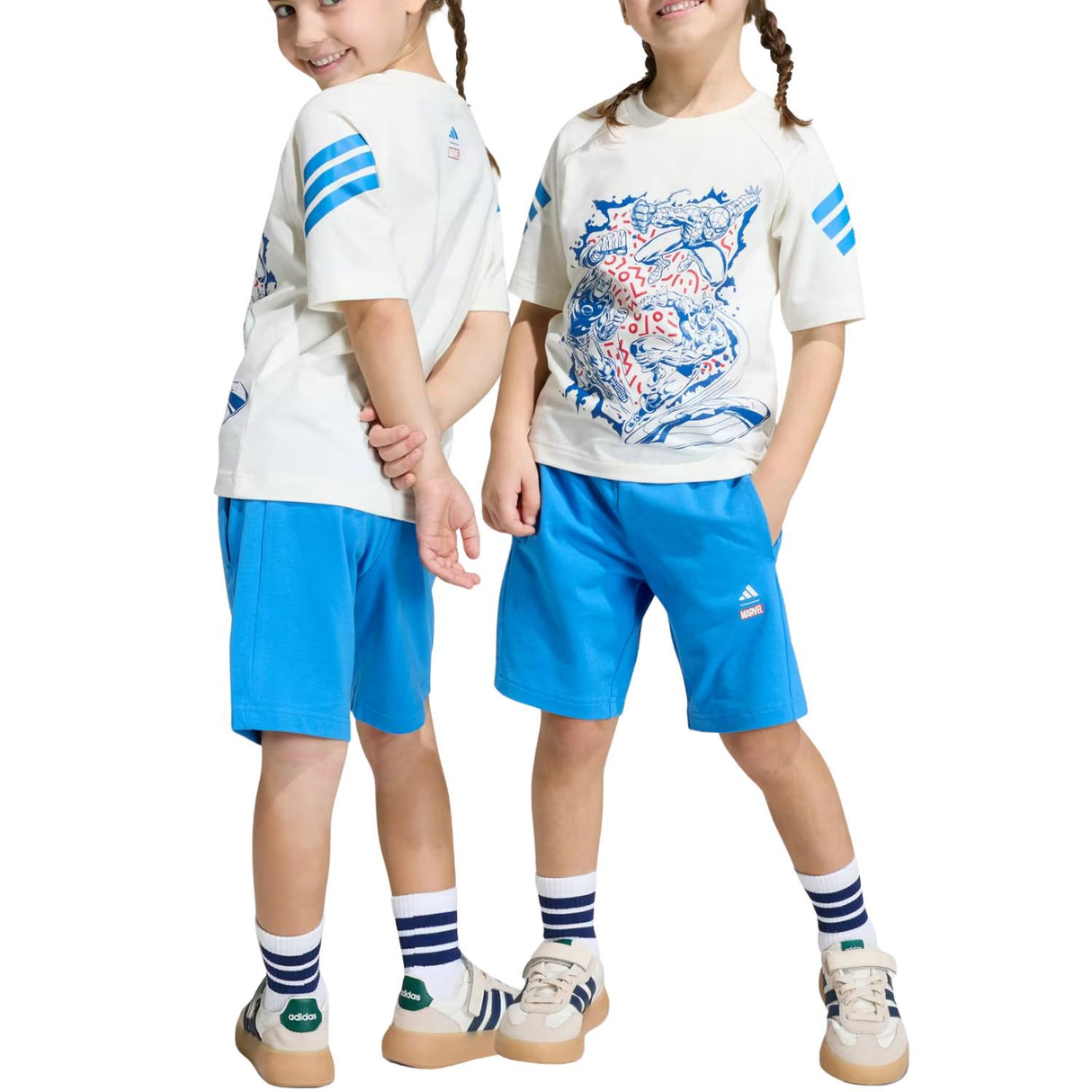 COMPLETO BAMBINI ADIDAS JZ3573 MARVEL AVENGERS COTONE