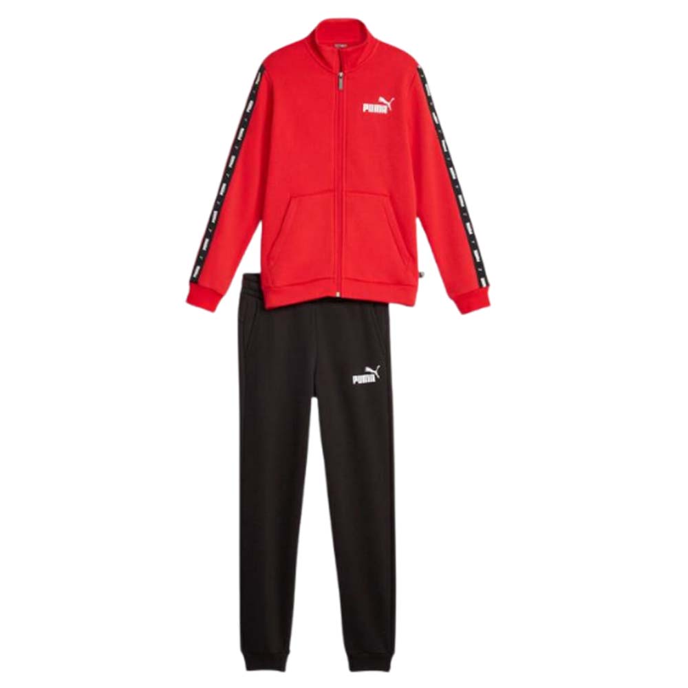 PUMA 670114 ESSENTIALS COTTON FLEECE TRACKSUIT FOR BOYS